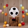 Inflatable toy balls - football-shaped plush toys, creative and trendy toys, cute plush ornaments, children's gifts details Picture
